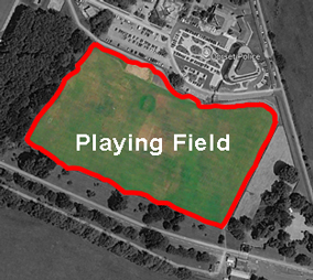 View of the Playing Field flying area at Dorset Innovation Park