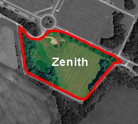 Map of the Zenith flying area at Dorset Innovation Park